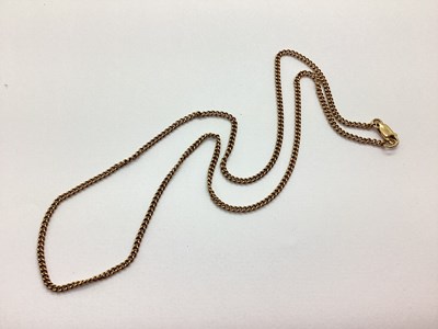 Lot 99 - A 9ct Gold Curb Link Chain, 46cm long (6.3grams).