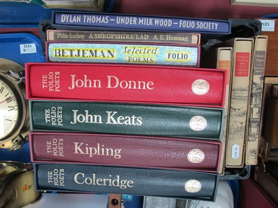 Lot 1313 - The Folio Poets - Kipling, Coleridge, John...