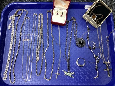 Lot 162 - An Assortment of "925" and Other Jewellery, to...