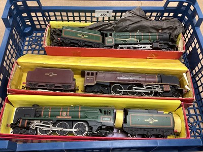 Lot 400 - Three Hornby-Dublo 2-rail 00 locomotives:...