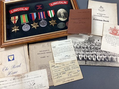 Lot 594 - WWII Medal Group, comprising 1939-1945 Star,...