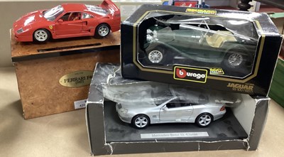 Lot 422 - Three Boxed 1:18th Scale Diecast Model...