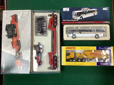 Lot 582 - Three Corgi 1:50 Scale Diecast Model Vehicles...