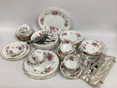 Lot 1081 - A Royal Crown Derby Porcelain Dinner Service...