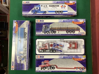 Lot 583 - Four 1:50 Scale Diecast Model Commercial...