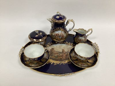 Lot 1075 - A German Early XX Century Porcelain Cabaret...