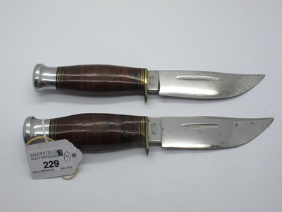 Lot 229 - Milbro Kampa Bowie Knife Sheffield, leather...