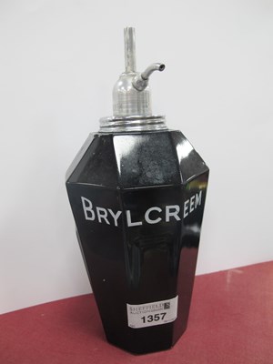 Lot 1357 - Art Deco Brylcream Dispenser, with chrome top...