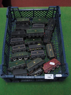 Lot 705 - Twenty "OO" Gauge/4mm Unboxed Six Wheel...