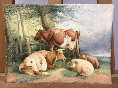 Lot 1265 - THOMAS SIDNEY COOPER (1803-1902) 
Cattle...