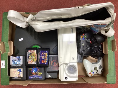 Lot 360 - An Original Microsoft XBOX Games Console,...