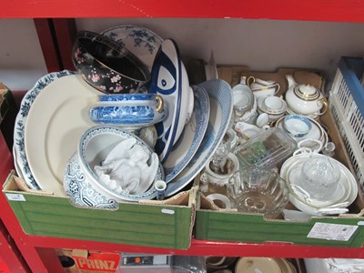 Lot 1071 - XIX Century Blue - White Meat Plates, XIX...