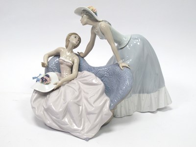 Lot 1198 - Lladro Figure Group (5486) Debutantes, 22cm high.