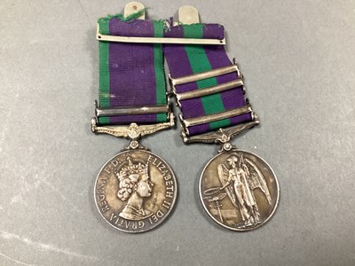 Lot 664 - General Service Medal GVI With Clasps, Cyprus...