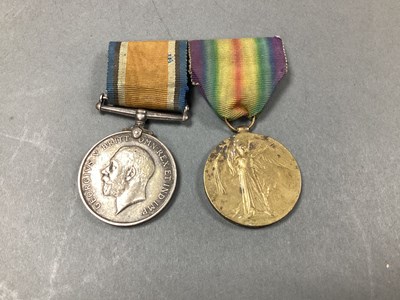 Lot 691 - WWI Medal Duo, comprising British War Medal &...