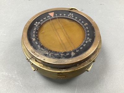 Lot 589 - RAF Type P4 Aircraft Compass, with attached...