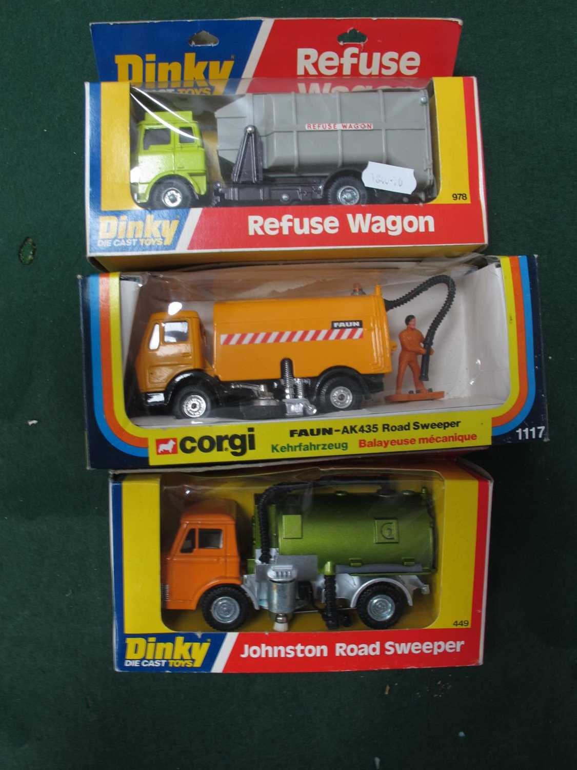 Lot 383 - Three boxed diecast models comprising of Corgi...