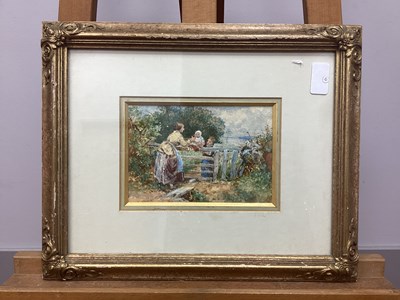 Lot 1210 - ENGLISH SCHOOL (XIX Century) 
Mother and...