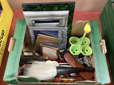 Lot 1006 - Chinese Paint Brushes, photo frames, Alessi...