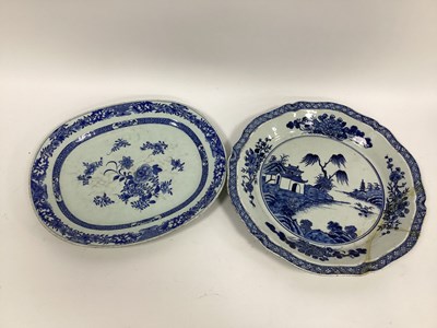 Lot 1142 - Two Chinese Late XIX Century Blue and White...