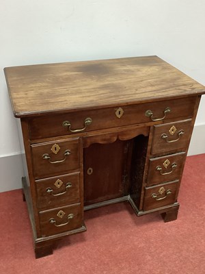 Lot 1520 - A Mid XVIII Century Mahogany Kneehole Desk,...