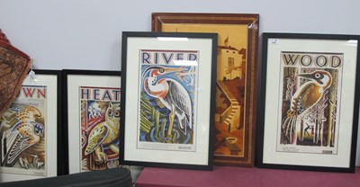 Lot 1295 - Transport Reprint Posters, featuring birds 41...