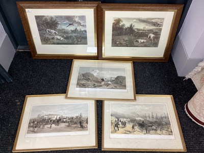 Lot 1004 - W. Simpson XIX Century Lithographs 'The...