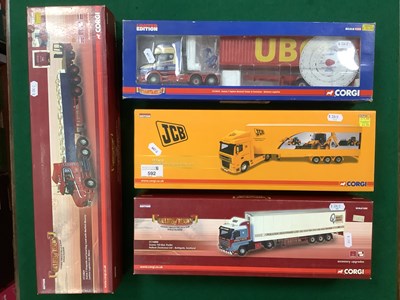 Lot 592 - Four 1:50 Scale Diecast Model Commercial...