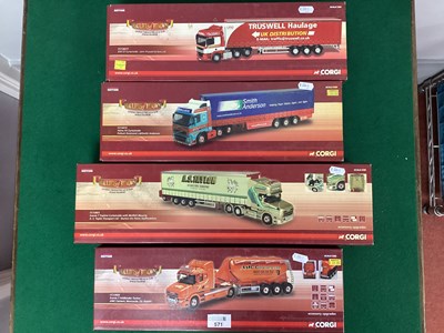 Lot 571 - Four 1:50 Scale Diecast Model commercial...