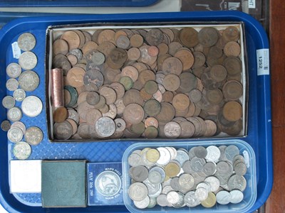 Lot 1252 - Large Collection Of GB And World Coinage,...