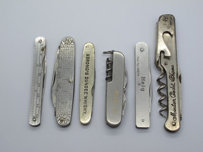 Lot 7 - Advertising Pocket Knives, John Ryalls...