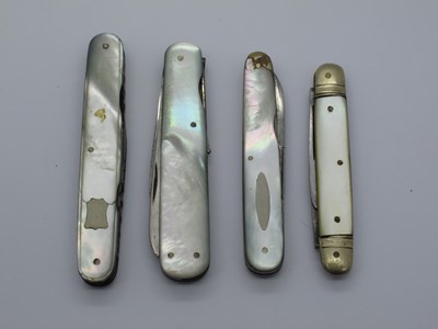 Lot 3 - Brookes and Crookes, two blades, nail file,...