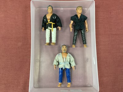 Lot 783 - Three Circa 1986 The Karate Kid Plastic Action...