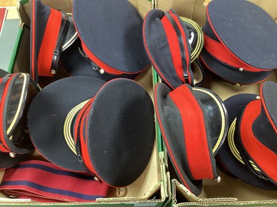 Lot 547 - Assortment of British Army Peaked Dress Caps,...