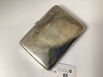 Lot 65 - An Art Deco Hallmarked Silver Cased Manicure...