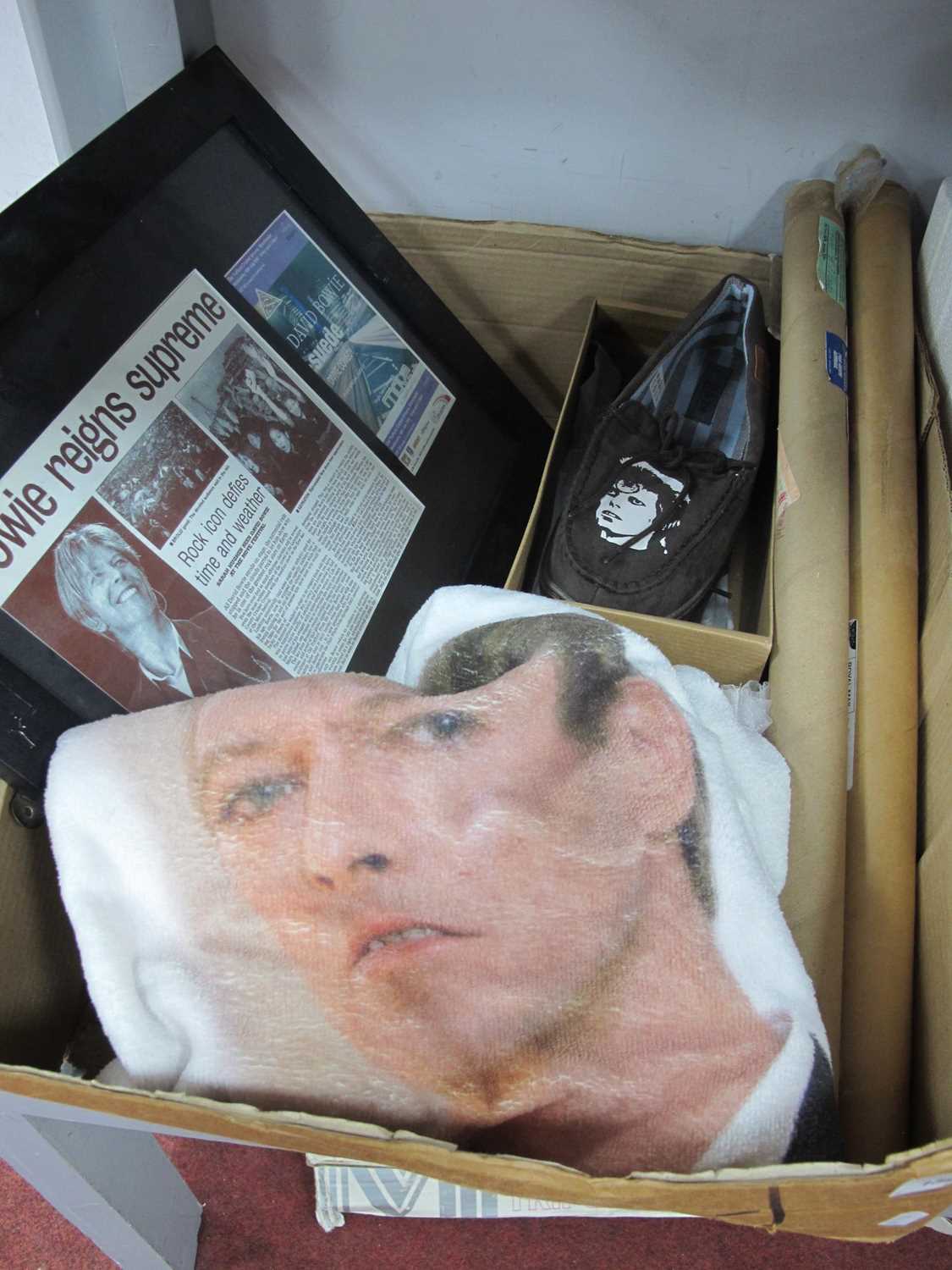 Lot 1391 - David Bowie Memorabilia - Jo & Joe loafers,...