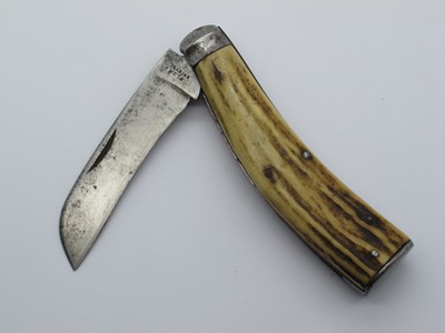 Lot 89 - Flat Bottom Pruner, Plum of Bristol, stag...