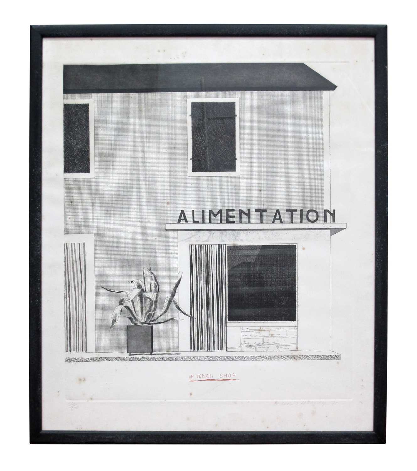 Lot 1209 - AFTER DAVID HOCKNEY (b.1937) *ARR 'French Shop...