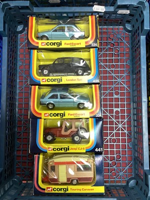 Lot 540 - Five 1980 Corgi Toys, including No 334 Ford...