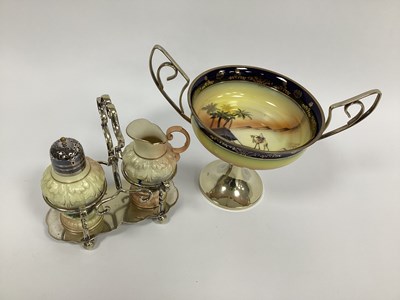 Lot 1035 - A Lock and Co. Worcester Porcelain Jug and...