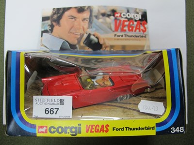 Lot 667 - A boxed Corgi #348 diecast model VEGA$ (Vegas)...