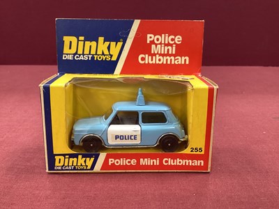 Lot 702 - Dinky Toys No 255 Police Mini Clubman, overall...