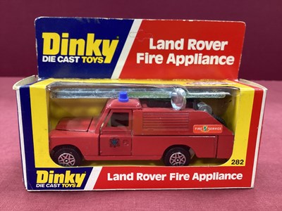 Lot 700 - Dinky Toys No 282 Land Rover Fire Appliance,...