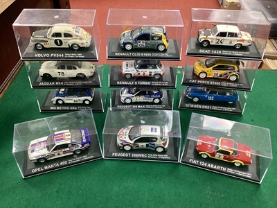 Lot 502 - Twelve 1:43rd Scale Diecast Model 'Partworks'...