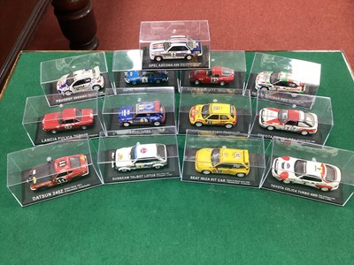 Lot 512 - Thirteen 1:43rd Scale Diecast Model 'Partworks'...