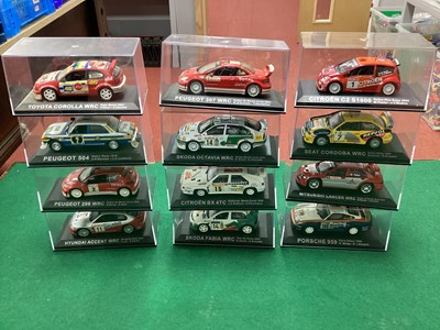 Lot 491 - Twelve 1:43rd Scale Diecast Model 'Partworks'...