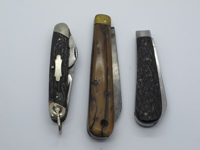 Lot 11 - IXL Wostenholm, blade, bottle opener,...