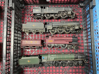 Lot 564 - Four OO gauge steam locomotives, Hornby 2-6-4...