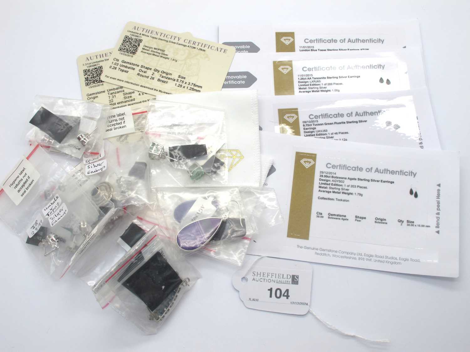 Lot 104 - The Genuine Gemstone Company; A Collection of "...