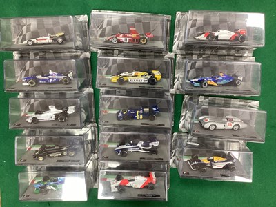 Lot 515 - Fourteen 1:43rd Scale 'Panini F1 Collection'...